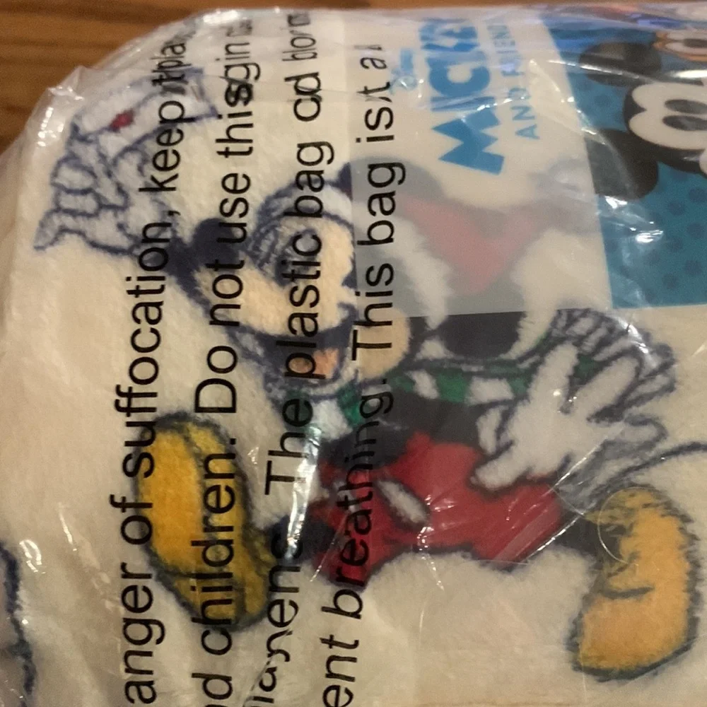 Disney Mickey Mouse oversized plush Holiday Throw